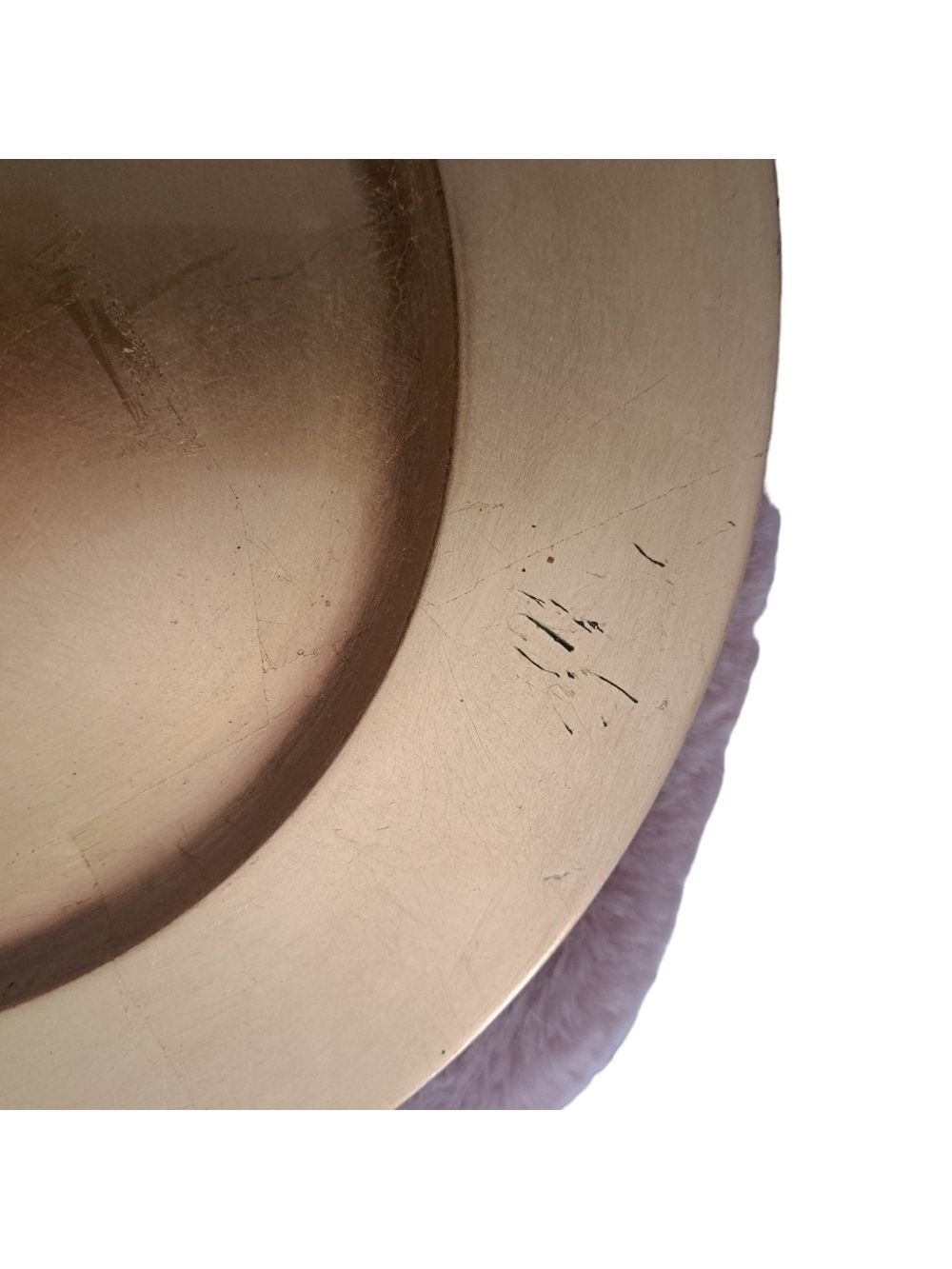 BOWRING tradition gold charger plates lacquered 13" round wedding holiday 12 - Picture 8 of 15